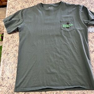 National Parks Project Olive Green Men's Bear nature shirt XXL